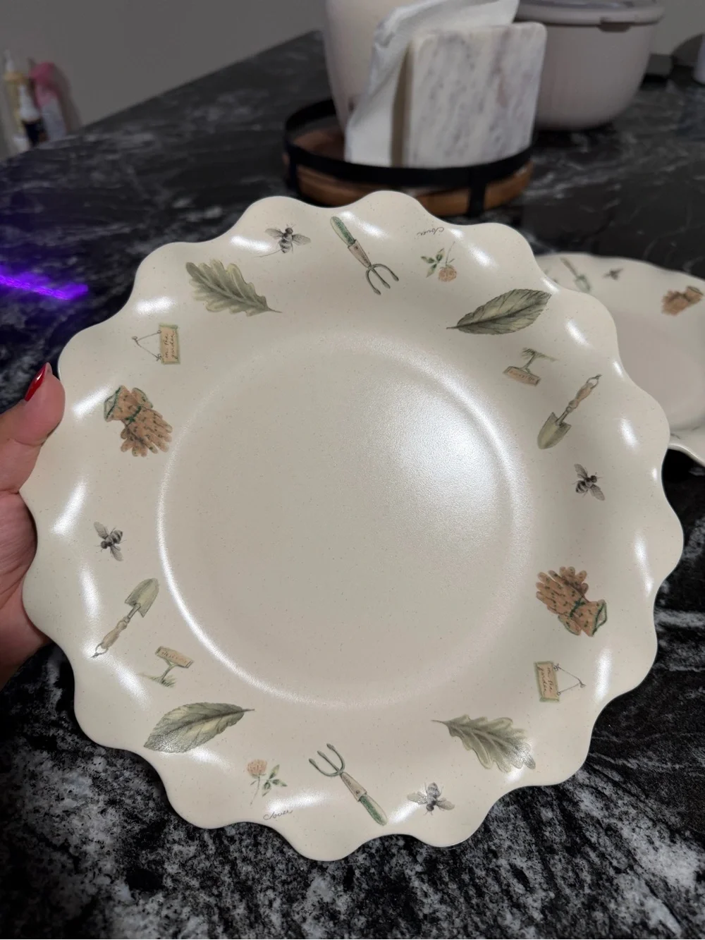 Vintage Pfaltzgraff Naturewood stoneware dinner plates